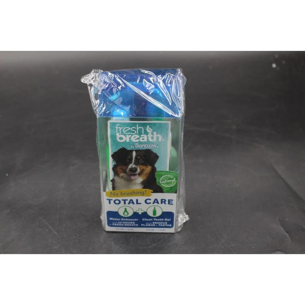 TropiClean Fresh Breath Total Care Oral Gel Kit for Dog